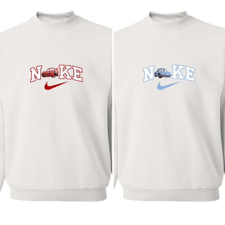 Cars lightning & Sally Matching Sweatshirts