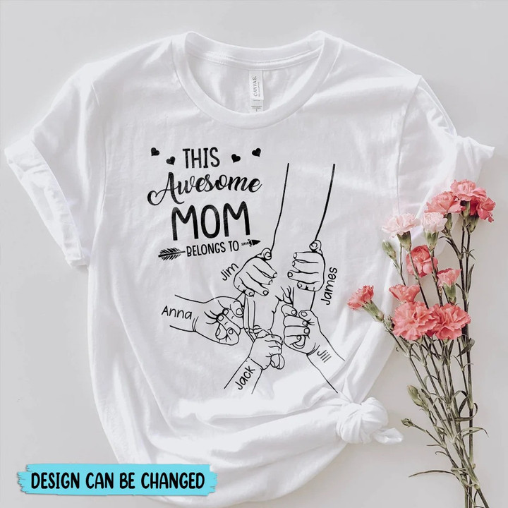 Personalized Shirt Gift For Mother This Awesome Mom Belongs To