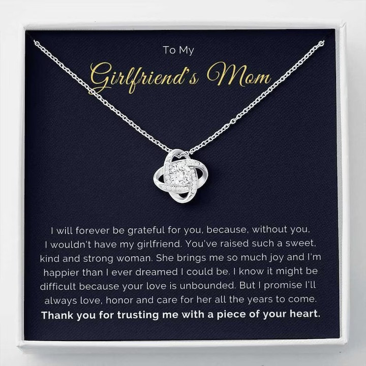 Mother's day gift To My Girlfriend's Mom Thank You Necklace