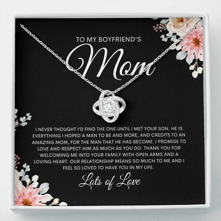 Mother's day gift To My Boyfriend's Mom Necklace