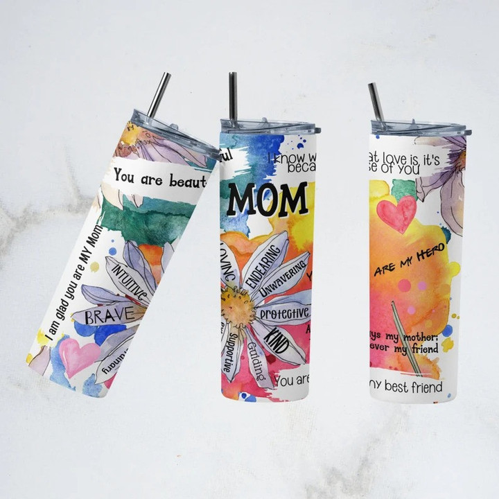 Mother's Day Mom You're Beautiful Tumbler