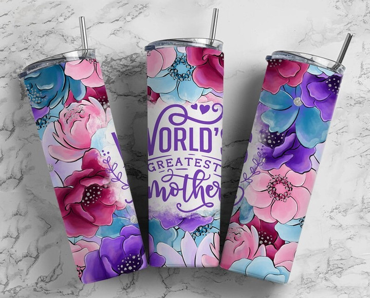 Mother's Day Worlds Greatest Mom Tumbler