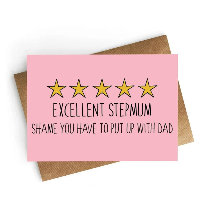 Stepmum Mother's Day Card, Stepmum Gift, Mother's Day Card