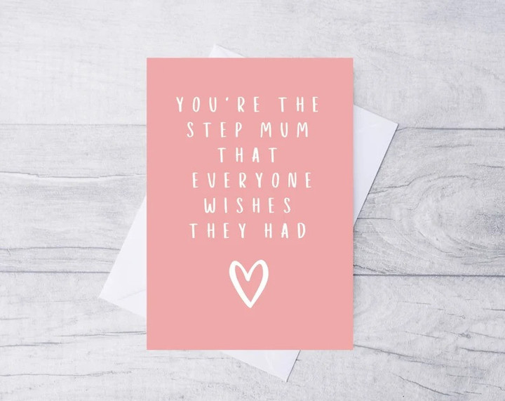 Mother's day for Step Mum Card