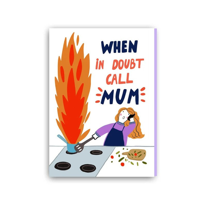 Funny Mothers Day Card From Daughter, Call Mom