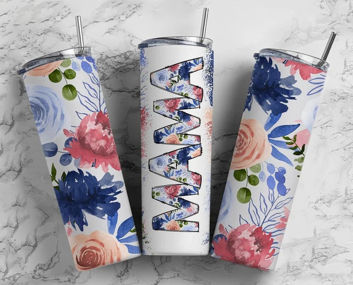 Mother's Day Floral Mama Tumbler