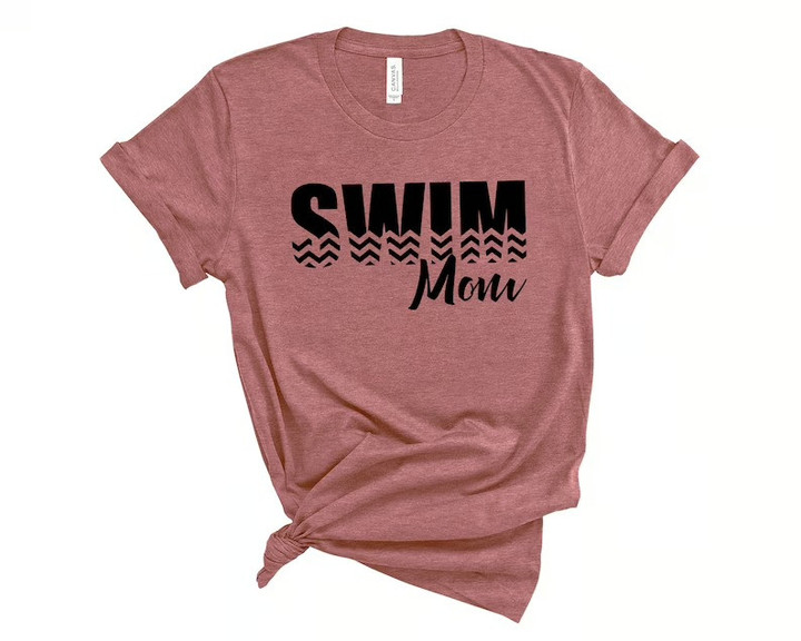 Swim Mom T-Shirt, Funny Shirts, Mom Shirts, Tshirts, Family Shirts