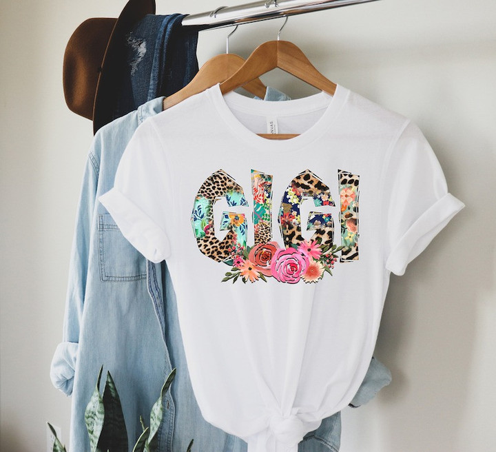 Floral Gigi Shirt, Mothers Day Gift, Gift For Gigi, Cute Gigi Shirt