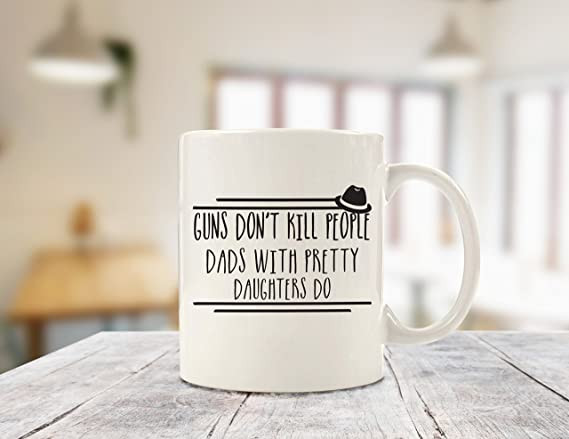 Guns Don't Kill Funny Coffee Mug