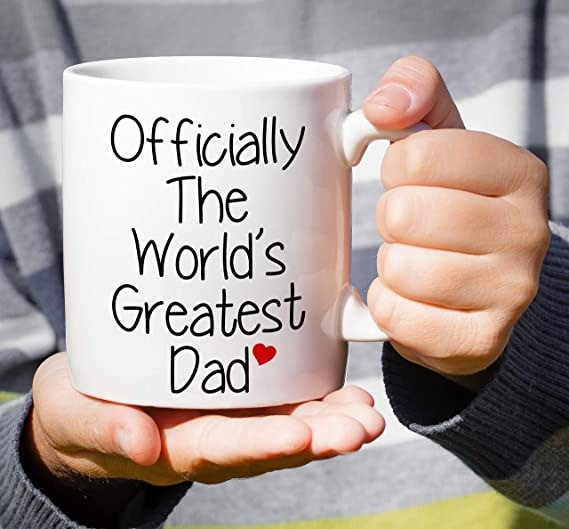 Officially The World's Greatest Dad Ceramic Coffee Mug