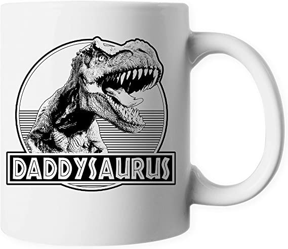 Daddysaurus Ceramic Coffee Mug