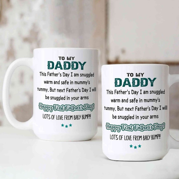 First Father's Day Gift, New Daddy Mug