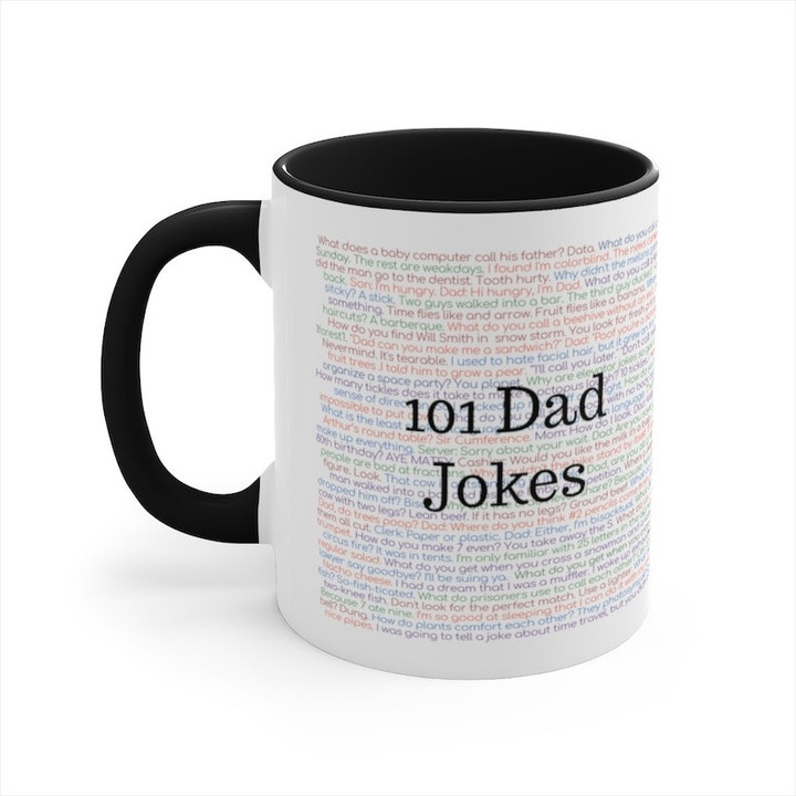 Dad Joke Mug, 101 Dad Jokes, Gift for Father's Day Mug