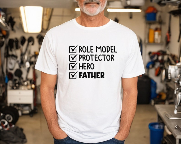 Role Model Protector Hero Father, Cool Father Shirt, Happy Father's Day, Gift For Dad