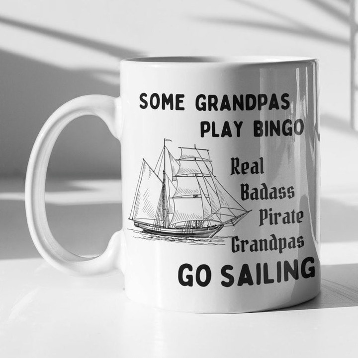 Sailing Grandpa Gift, Grandfather Gift, Grandpa Gift, Grandpa Mug