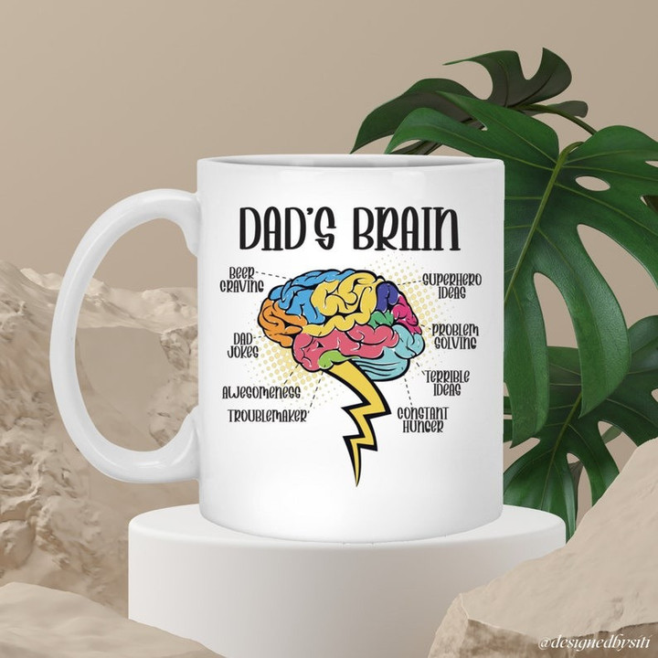 Dad's Brain Mug | Gift for Dad | Father's Day Gift | Dad Gift | Funny Dad
