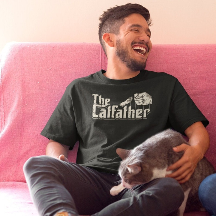 The Catfather, Fathers Day Gift, The Godfather, Funny Dog Dad Gift