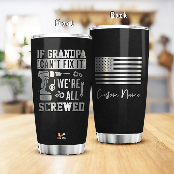 Personalized Gift For Dad Tumblers Stainless Steel Insulated
