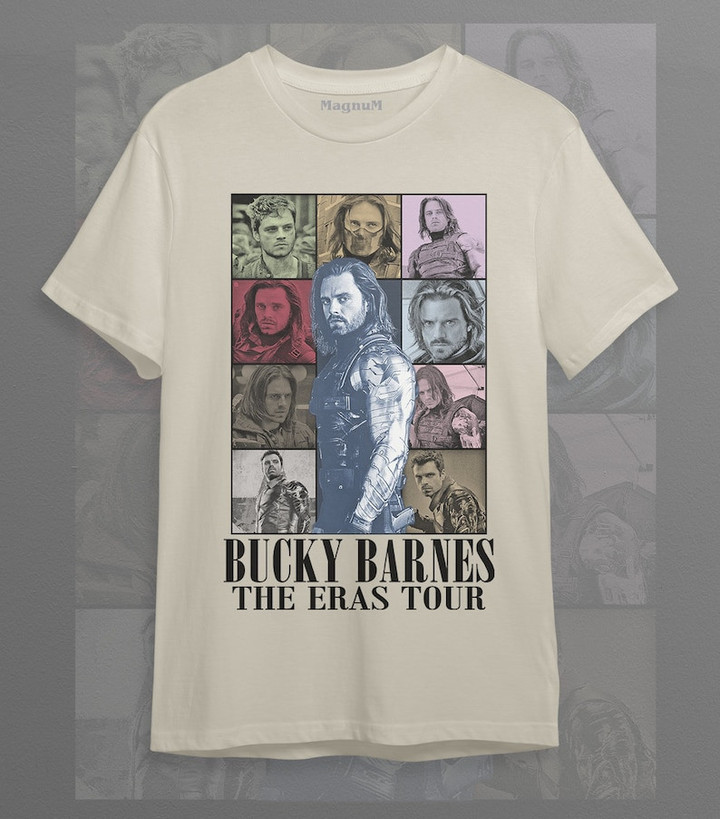 Sebastian Stan Bucky Barnes The Eras tour Unisex Softstyle T-Shirt