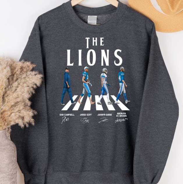 Lions Walking Road Football Shirt
