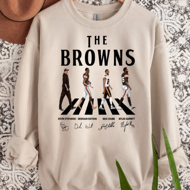 The Browns Watson Chubb Garrett Walking Road Shirt