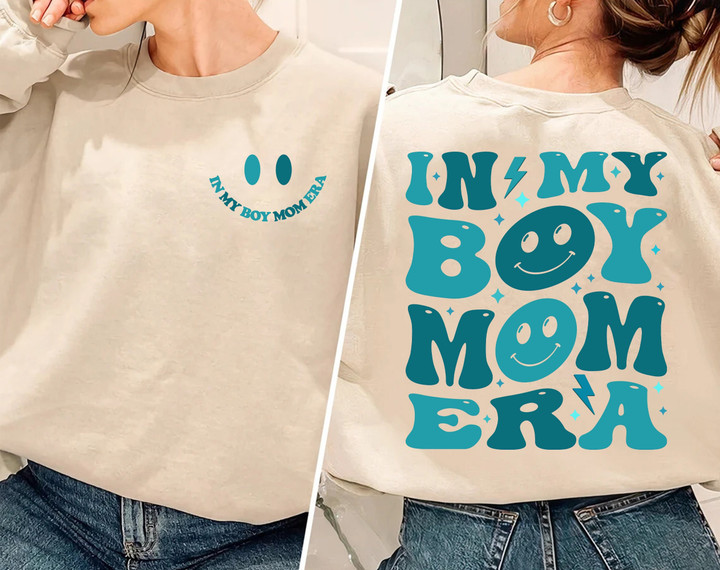 In My Boy Mom Era Sweatshirt, Gift for Mom, Funny Mom Sweatshirt, Mom Concert Shirt, Retro Concert Shirt, Funny Mom Gift, Mama Shirt