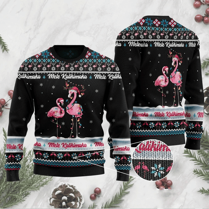 Mele Kalikimaka Ugly Christmas Sweater | For Men &amp; Women | Adult | US1249