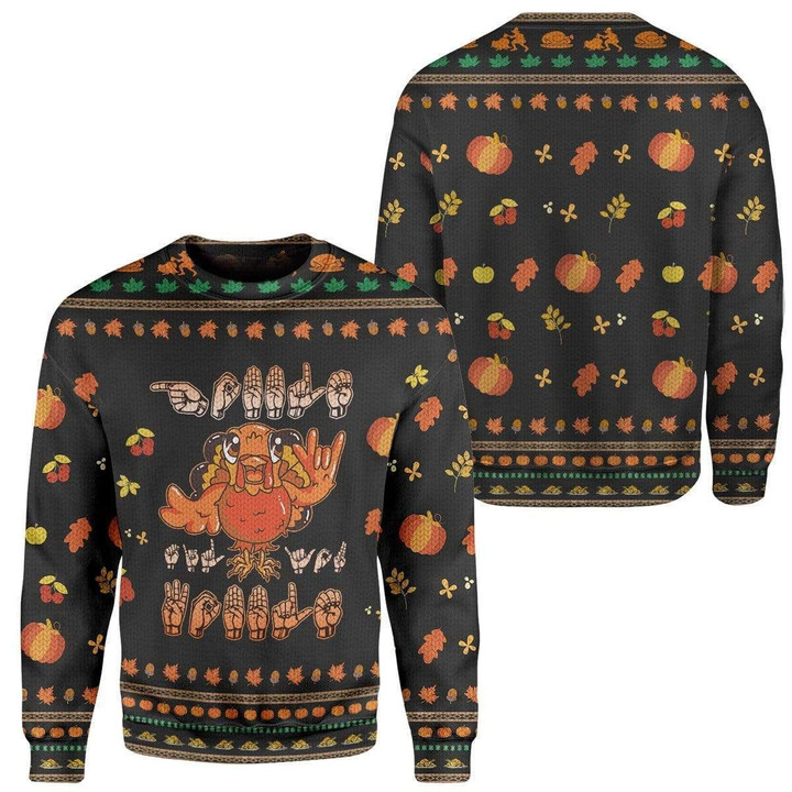 Turkey Ugly Christmas Sweater | For Men &amp; Women | Adult | US3258