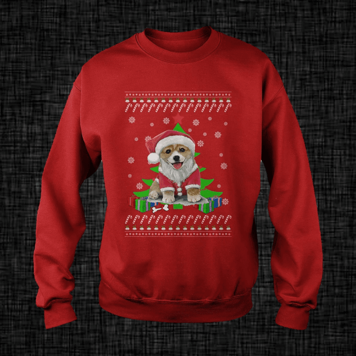 Corgi Dog Ugly Christmas Sweater | For Men &amp; Women | Adult | US1769