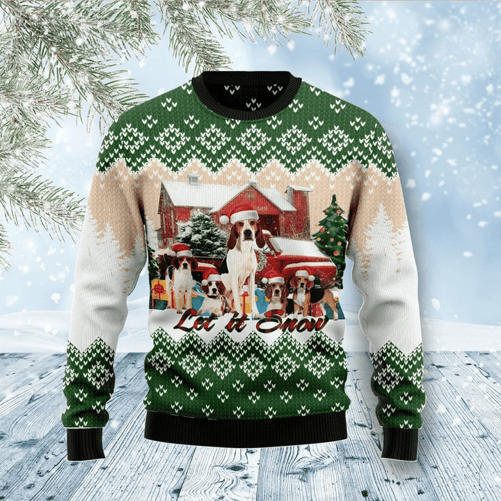 Let It Snow Ugly Christmas Sweater | For Men &amp; Women | Adult | US1764
