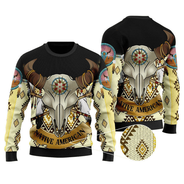 Native American Ugly Christmas Sweater | For Men &amp; Women | Adult | US3885