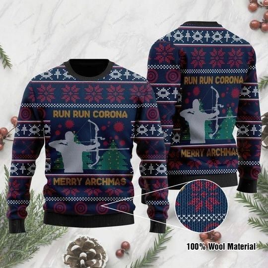 Merry Archery Ugly Christmas Sweater | For Men &amp; Women | Adult | US1167