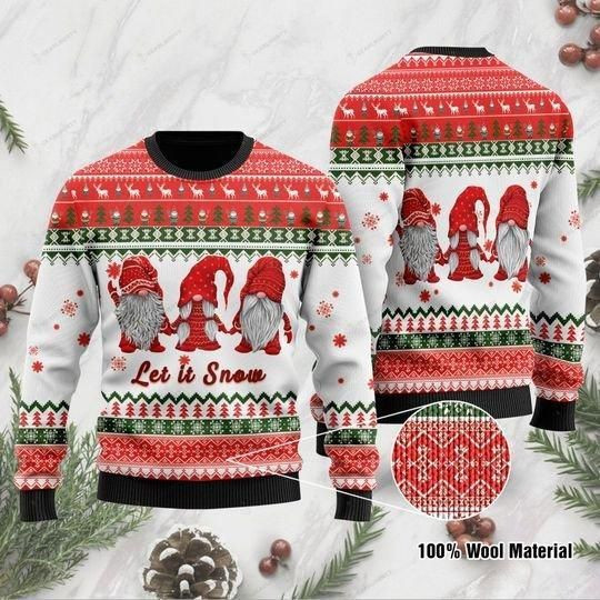 Let It Snow Ugly Christmas Sweater | For Men &amp; Women | Adult | US1150