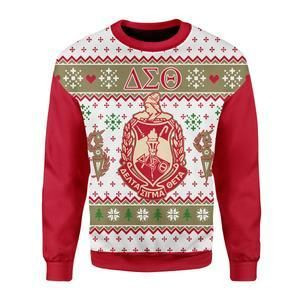 Delta Sigma Theta Ugly Christmas Sweater | For Men &amp; Women | Adult | US3332