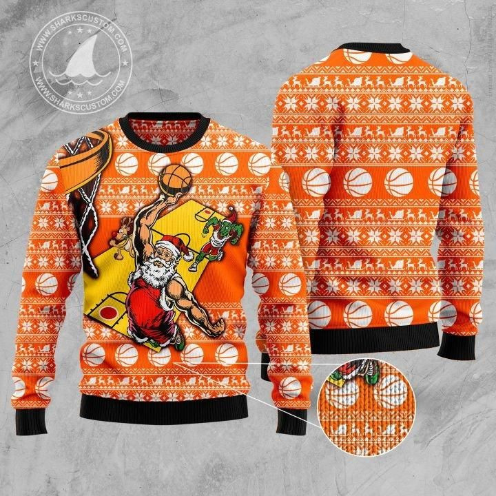 Basketball Ugly Christmas Sweater | For Men &amp; Women | Adult | US1400