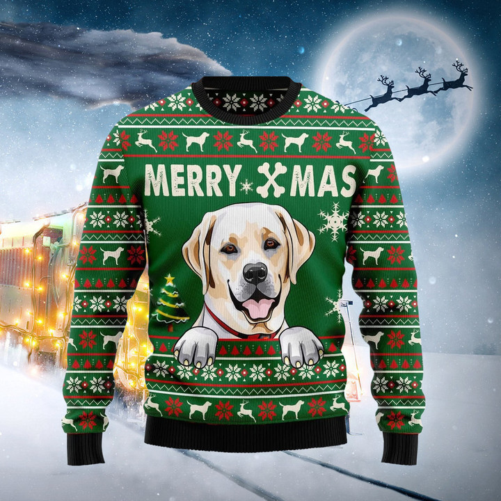 Merry Xmas Labrador Retriever Ugly Sweater