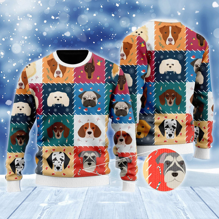 Adorable Dogs And Puppies Christmas Ugly Sweater