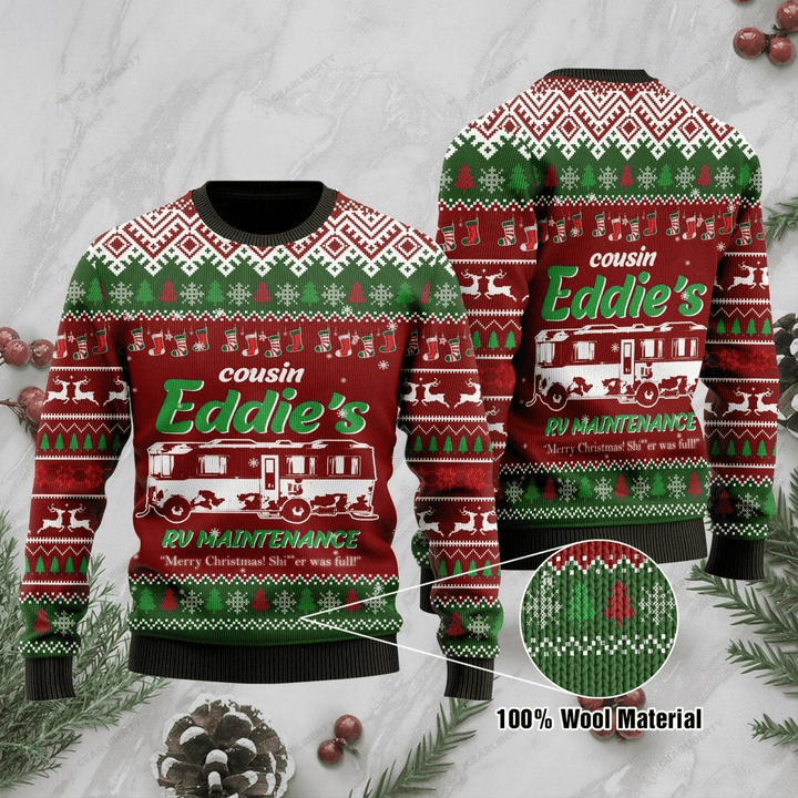 Cousin Eddie's Ugly Christmas Sweater | For Men &amp; Women | Adult | US1170