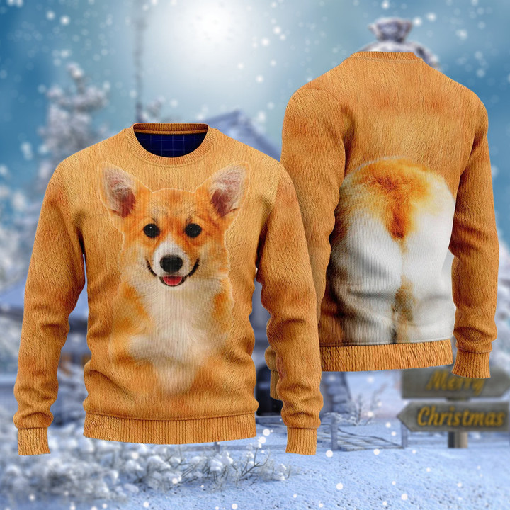 The Lovely Corgi Dog Ugly Sweater