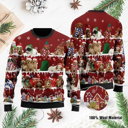 Cavoodle Ugly Christmas Sweater | For Men &amp; Women | Adult | US1004