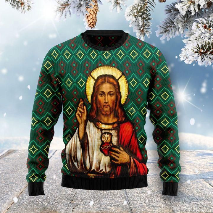 Jesus Ugly Christmas Sweater | For Men &amp; Women | Adult | US1602