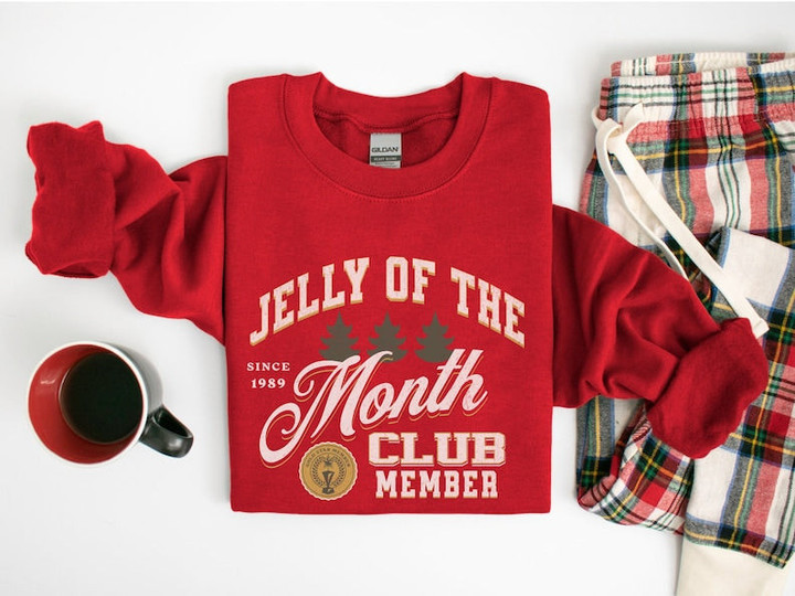 Jelly Of The Month Club Member Funny Xmas Sweater