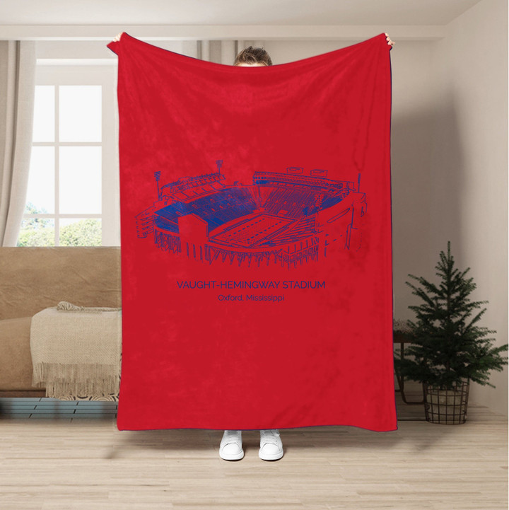 Vaught–Hemingway Stadium - Ole Miss Rebels football, College Football Blanket