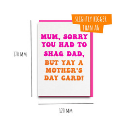 Rude Mother's Day card 