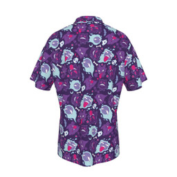 Gengar (Purple) Button Shirt PRE-ORDER