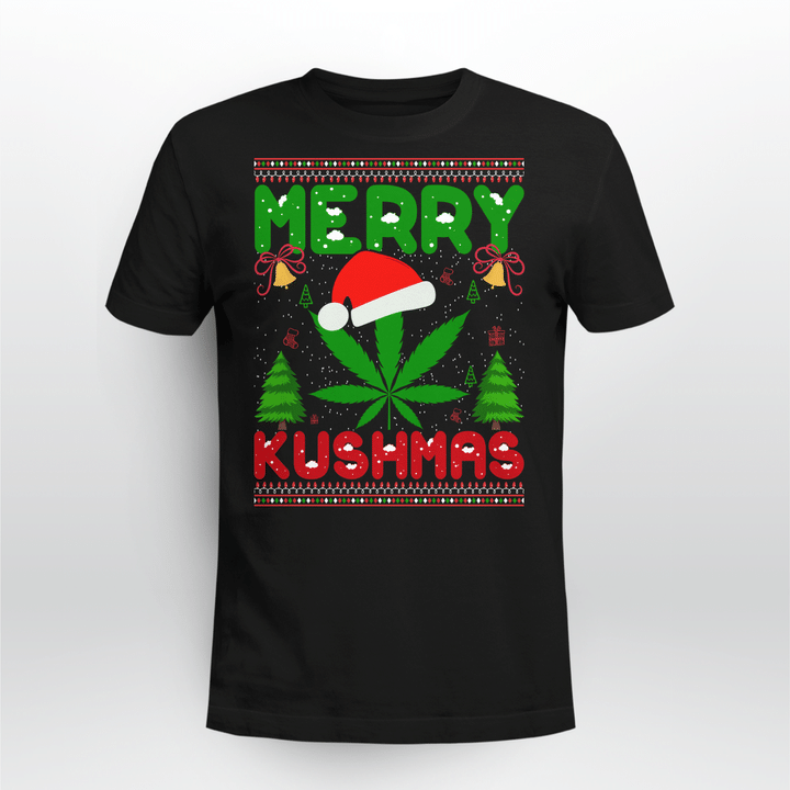 Funny Ugly Christmas Merry Kushmas Shirt
