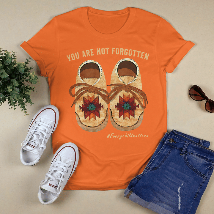 YOU ARE NOT FORGOTTEN EVERYCHILD MATTERS ORANGE T SHIRT
