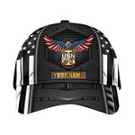 VETADN Premium U.S Veteran Cap 3D Multicolor Personalized