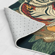 Premium Area Rug | Vintage Ancient Tiger in the style of Japanese Art - 01| Samurai Art | Limited edition