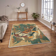 Premium Area Rug | Vintage Ancient Tiger in the style of Japanese Art - 02| Samurai Art | Limited edition